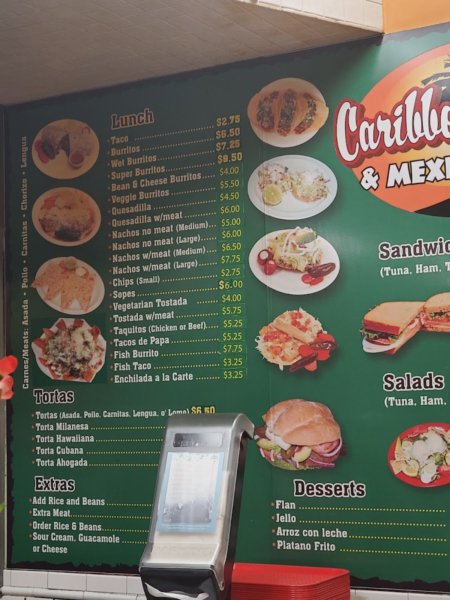 Menu Caribbean Juice & Mexican Food-4