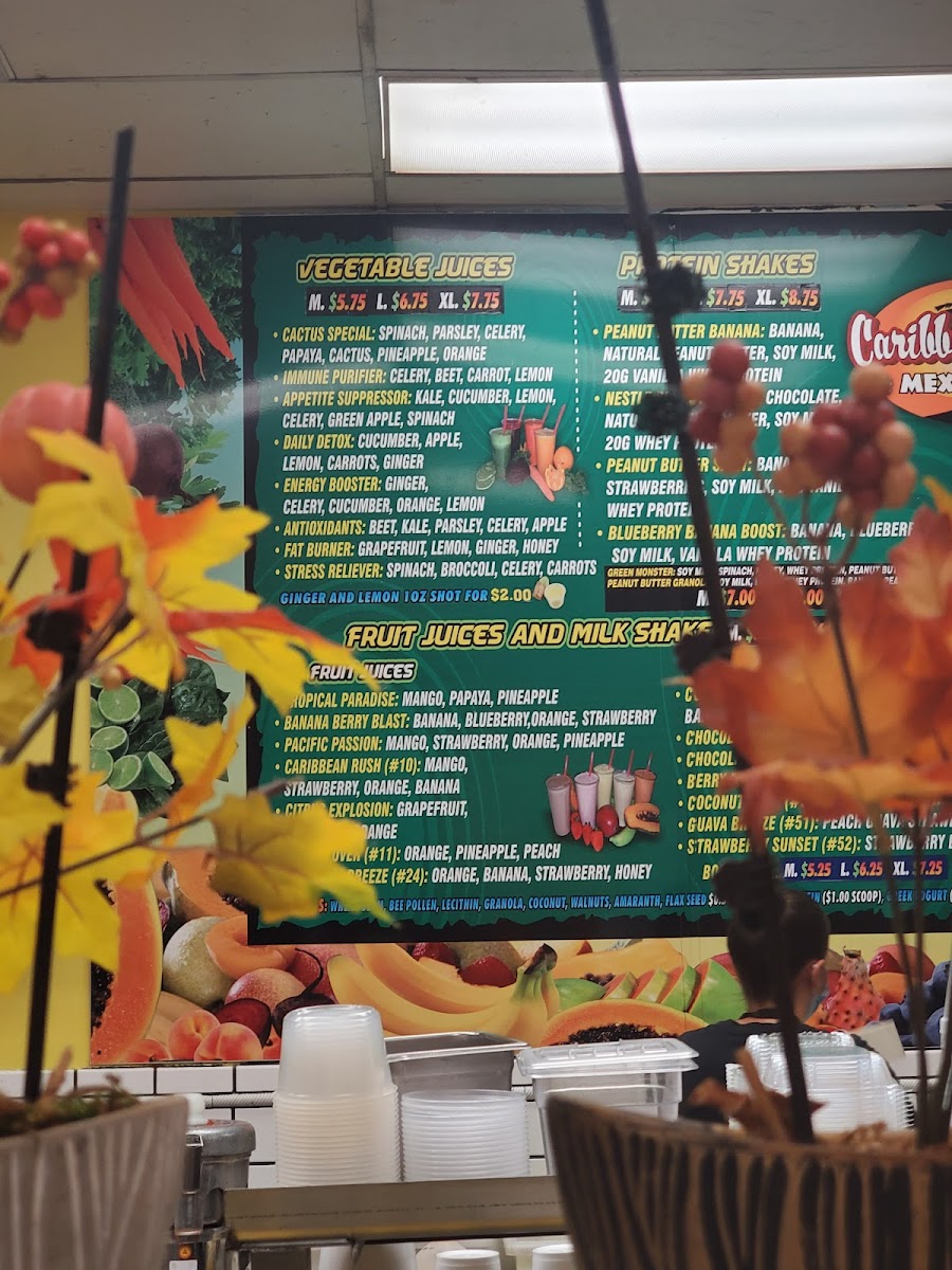 Menu Caribbean Juice & Mexican Food-5