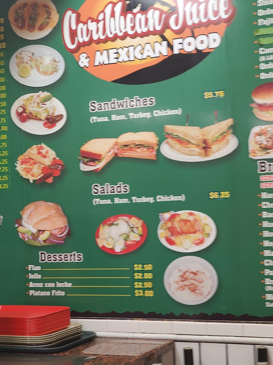 Menu Caribbean Juice & Mexican Food-6