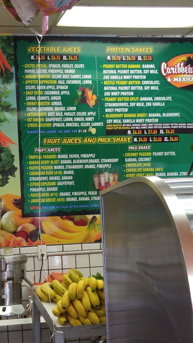 Menu Caribbean Juice & Mexican Food-9