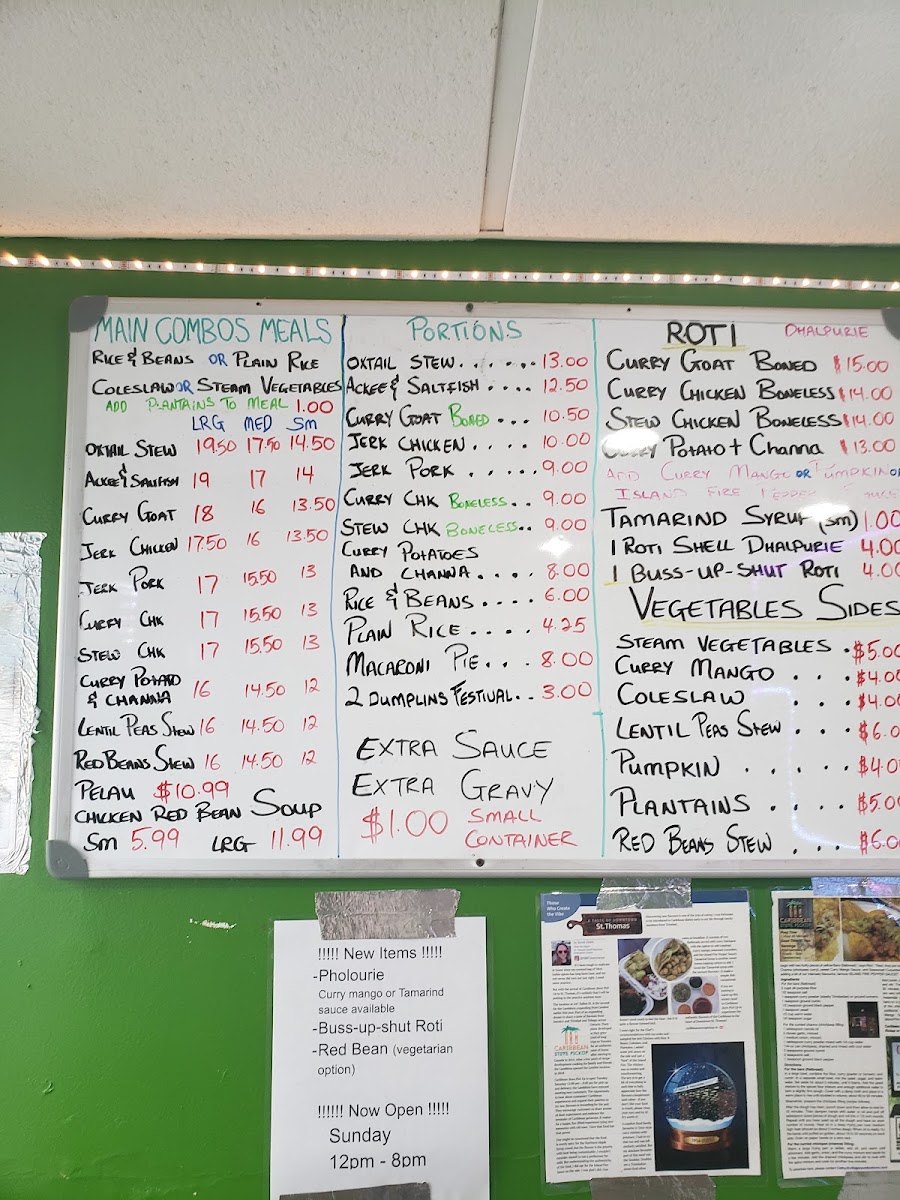 Menu Caribbean Stove Pickup-6