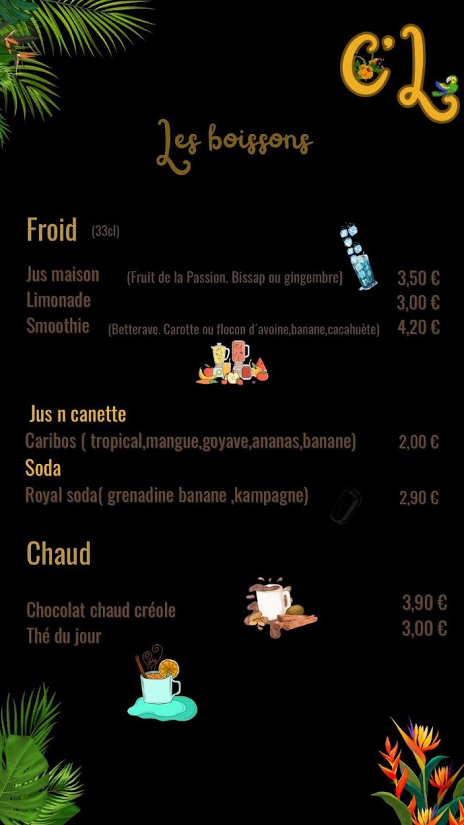 Menu Carib'licious-2