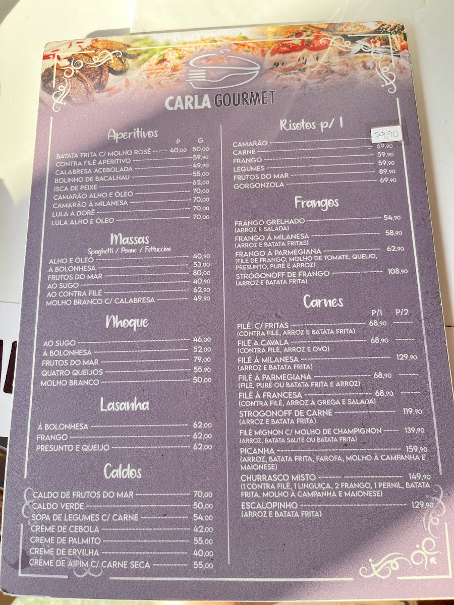 Menu Carla Gourmet Bistrô-1