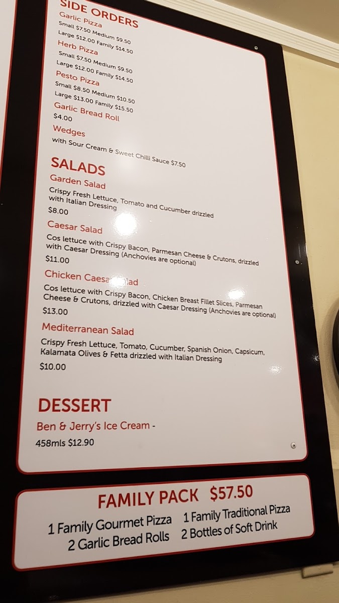 Menu Carlingford Gourmet Pizza-2