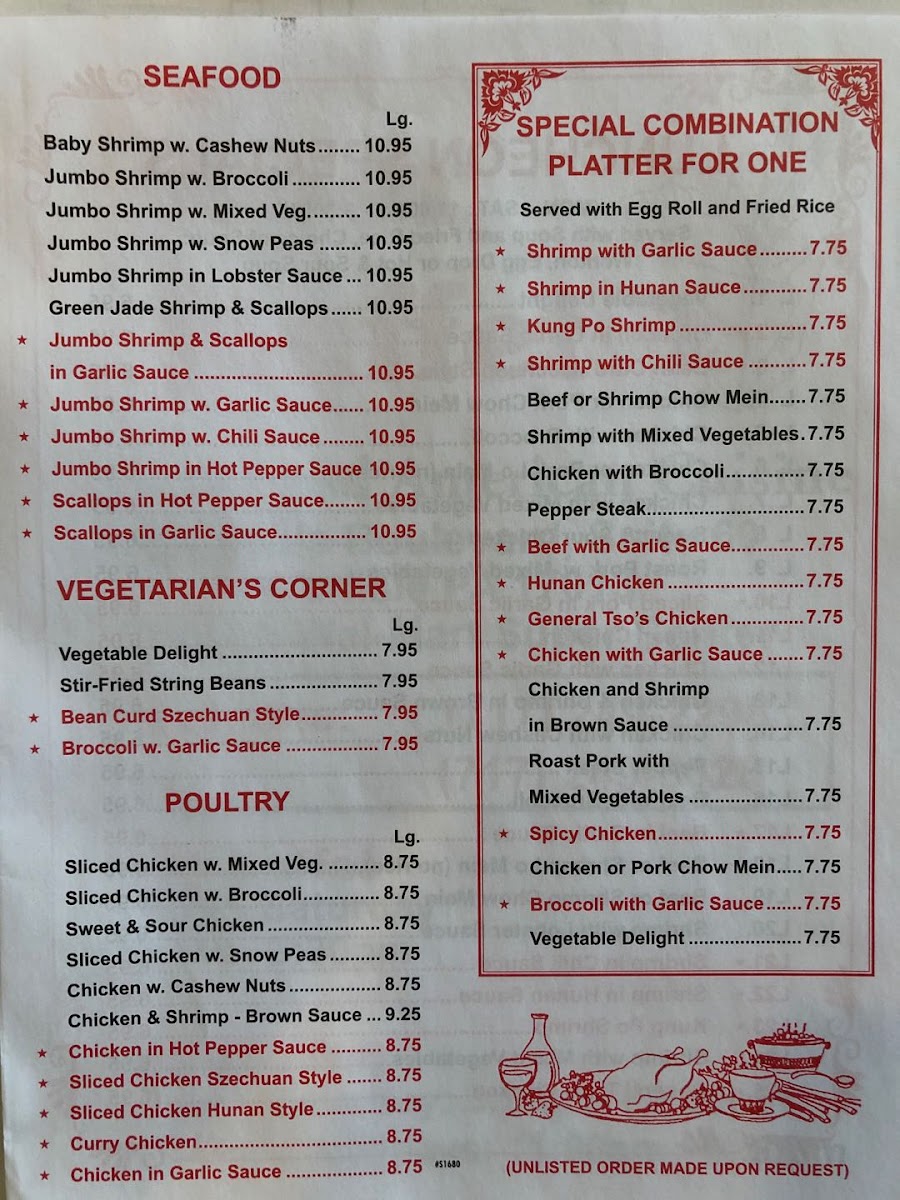 Menu Carlisle Super Buffet Restaurant-1