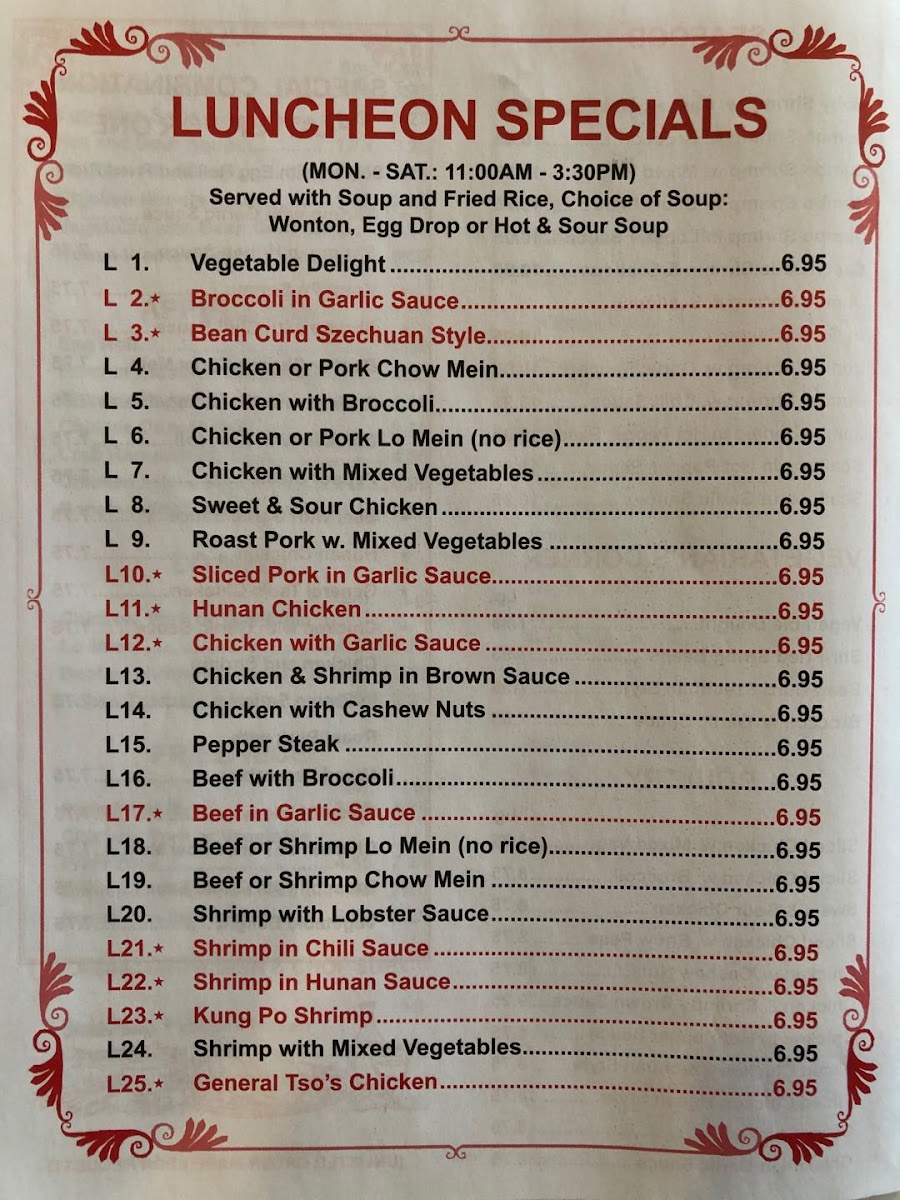 Menu Carlisle Super Buffet Restaurant-2
