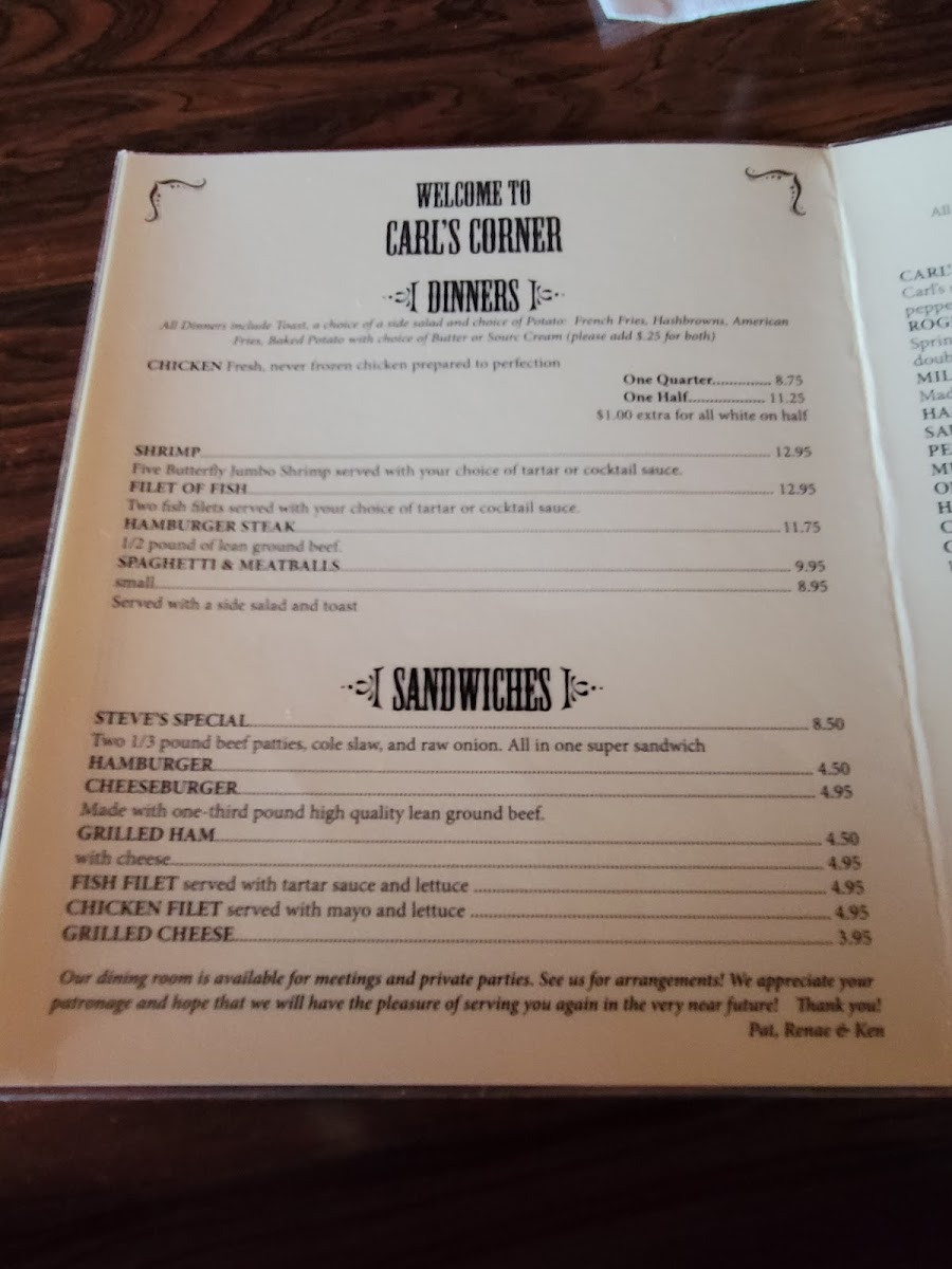 Menu Carl's Corner-3