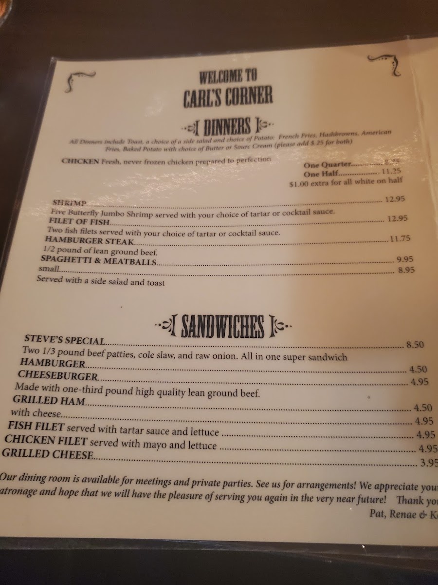 Menu Carl's Corner-4