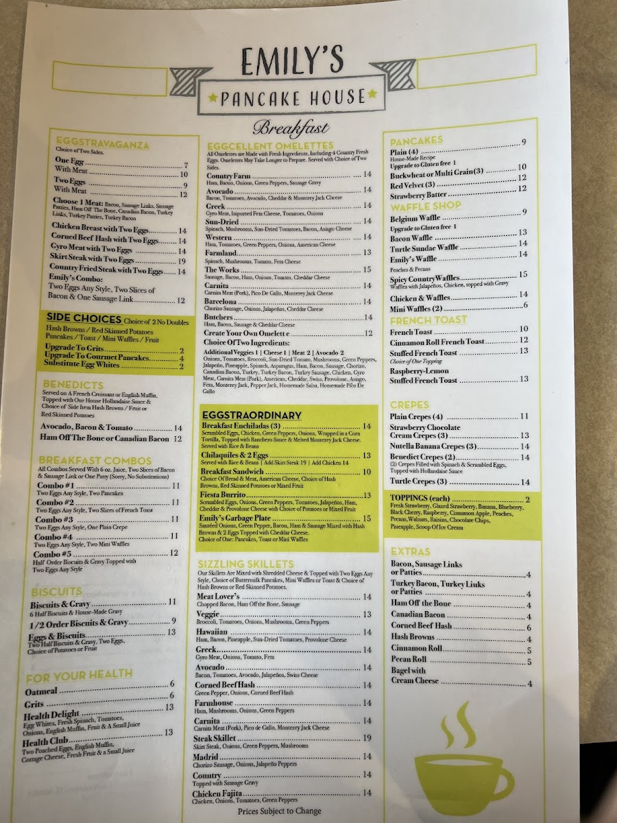 Menu Carmen's Pancake House-2
