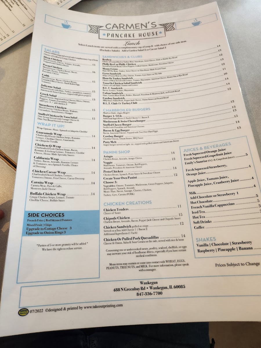 Menu Carmen's Pancake House-6