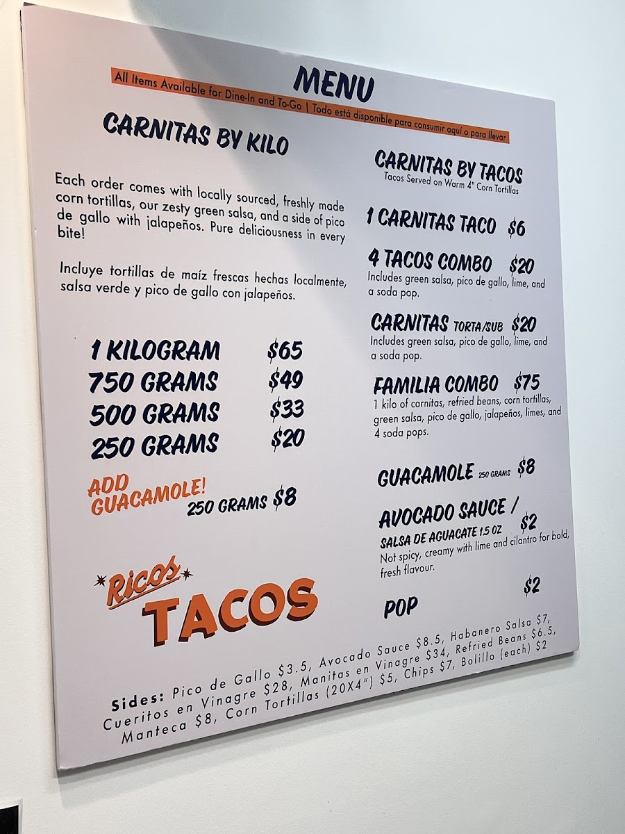 Menu Carnitas Don Jose-1