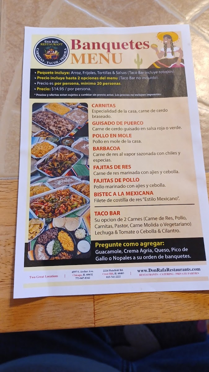 Menu Carnitas Don Rafa Restaurant-3
