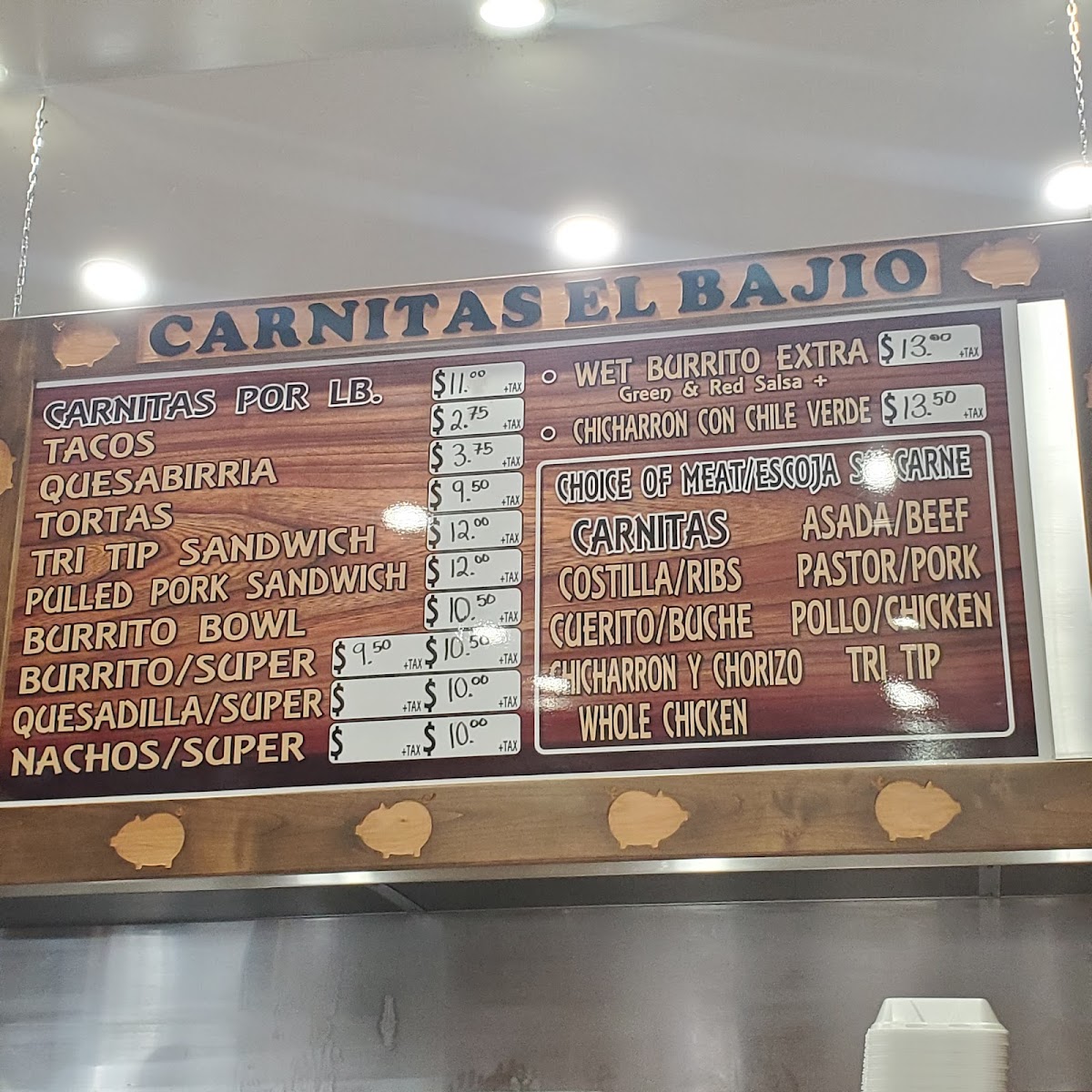 Menu Carnitas El Bajio-3