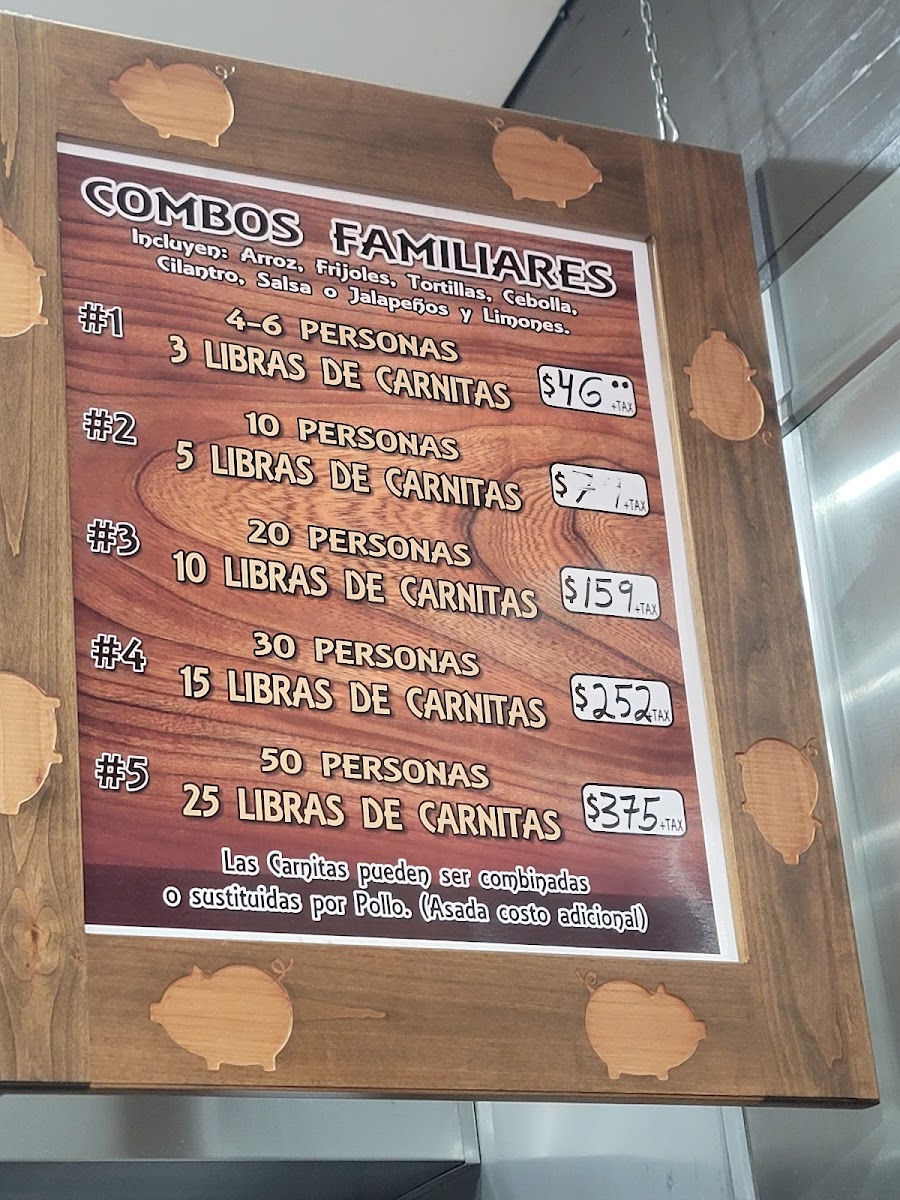 Menu Carnitas El Bajio-4