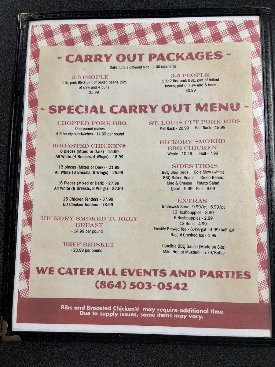 Menu Carolina Barbecue-4