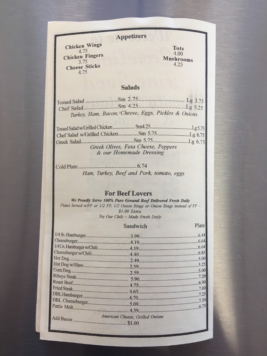 Menu Carolina Fine Food-1