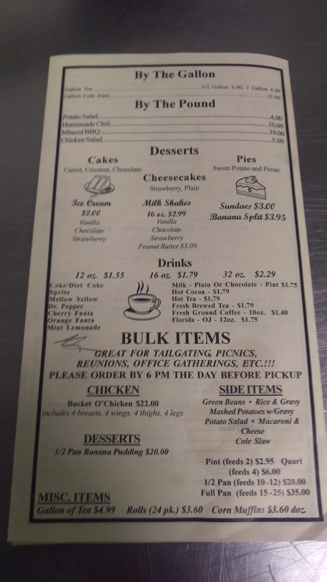 Menu Carolina Fine Food-6