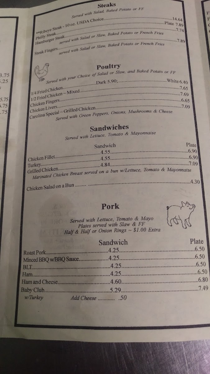 Menu Carolina Fine Food-7