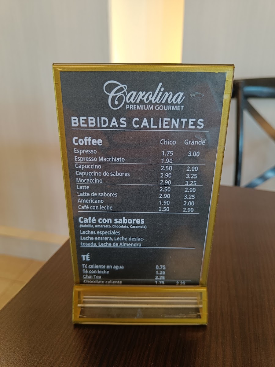 Menu Carolina Premiun Gourmet | Santiago-1
