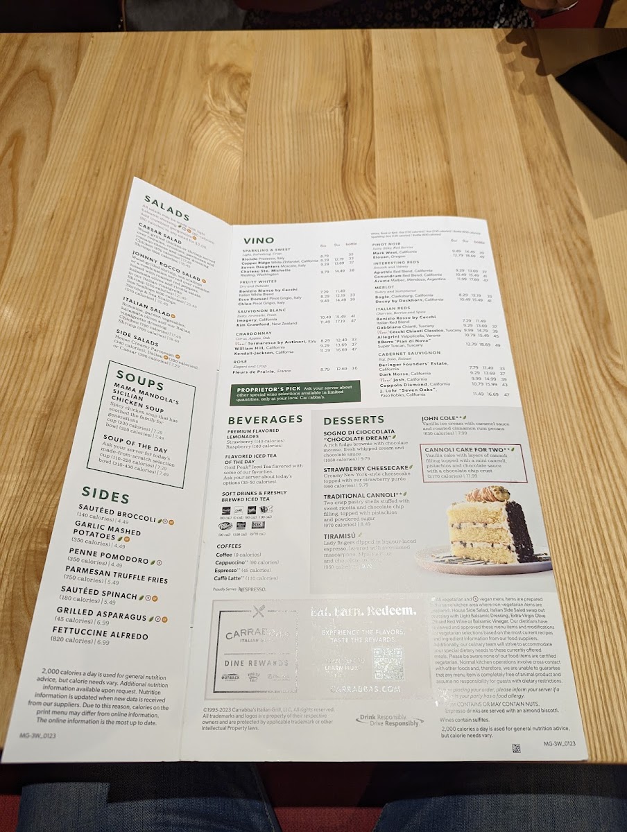 Carrabba's Italian Grill Menu-4