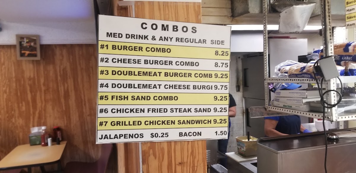 Menu Carroll's Giant Burger-10
