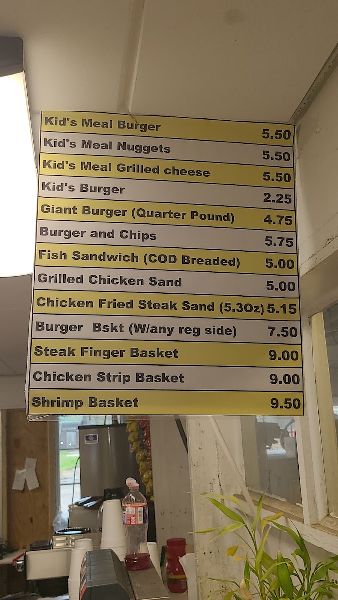 Menu Carroll's Giant Burger-3