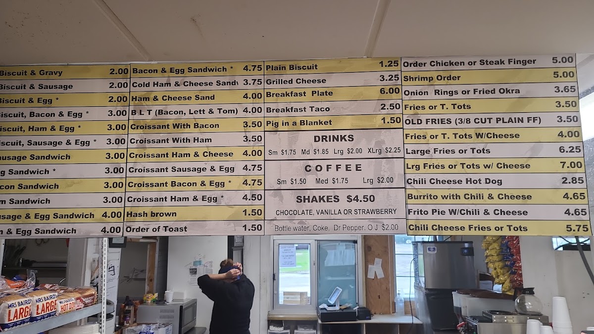 Menu Carroll's Giant Burger-7