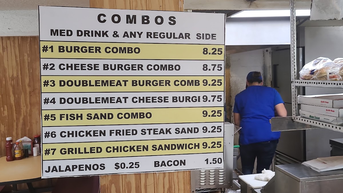 Menu Carroll's Giant Burger-8