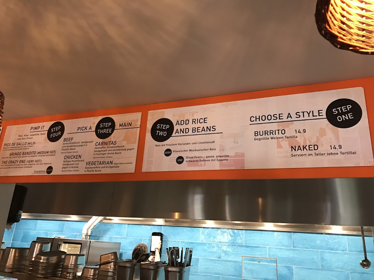 Menu Cartel - Crazy Burrito Shack-1