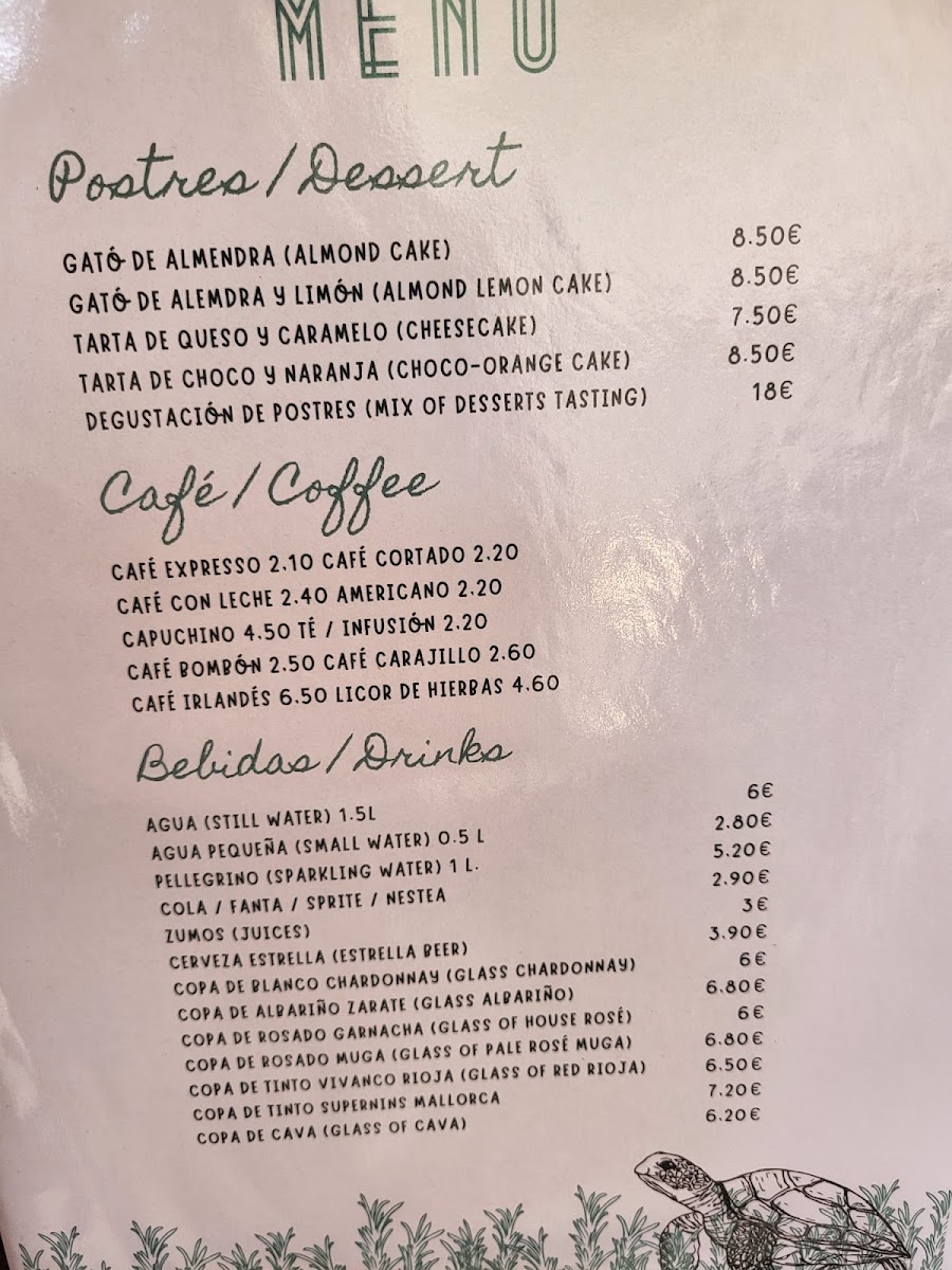 Menu Ca's Patró March-8