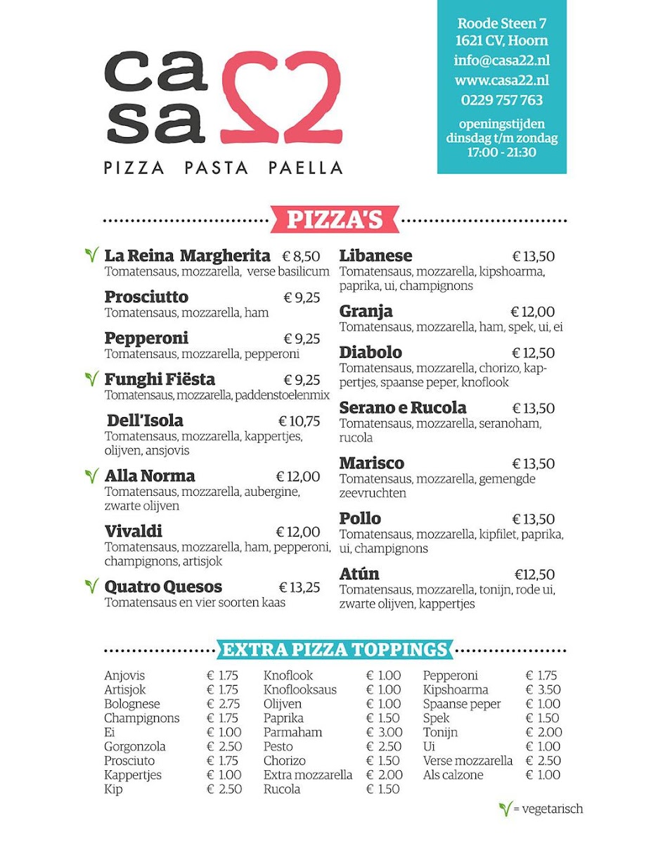 Menu Casa 22-2