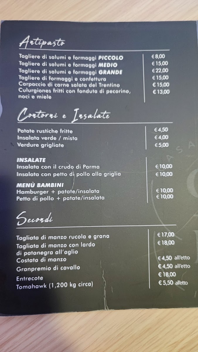 Menu Casa Borrelli, Biblioteca Caffè Letterario-1