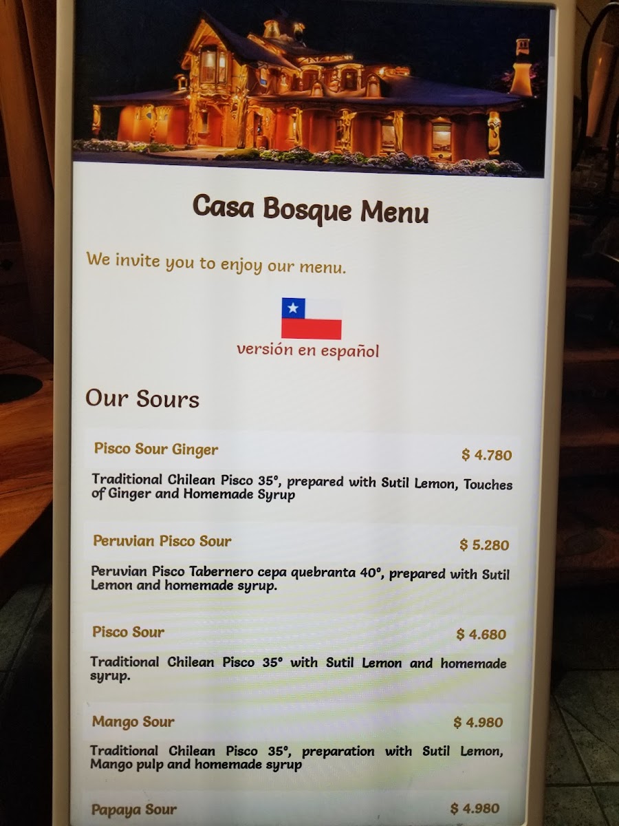 Menu Casa Bosque Restaurant-1