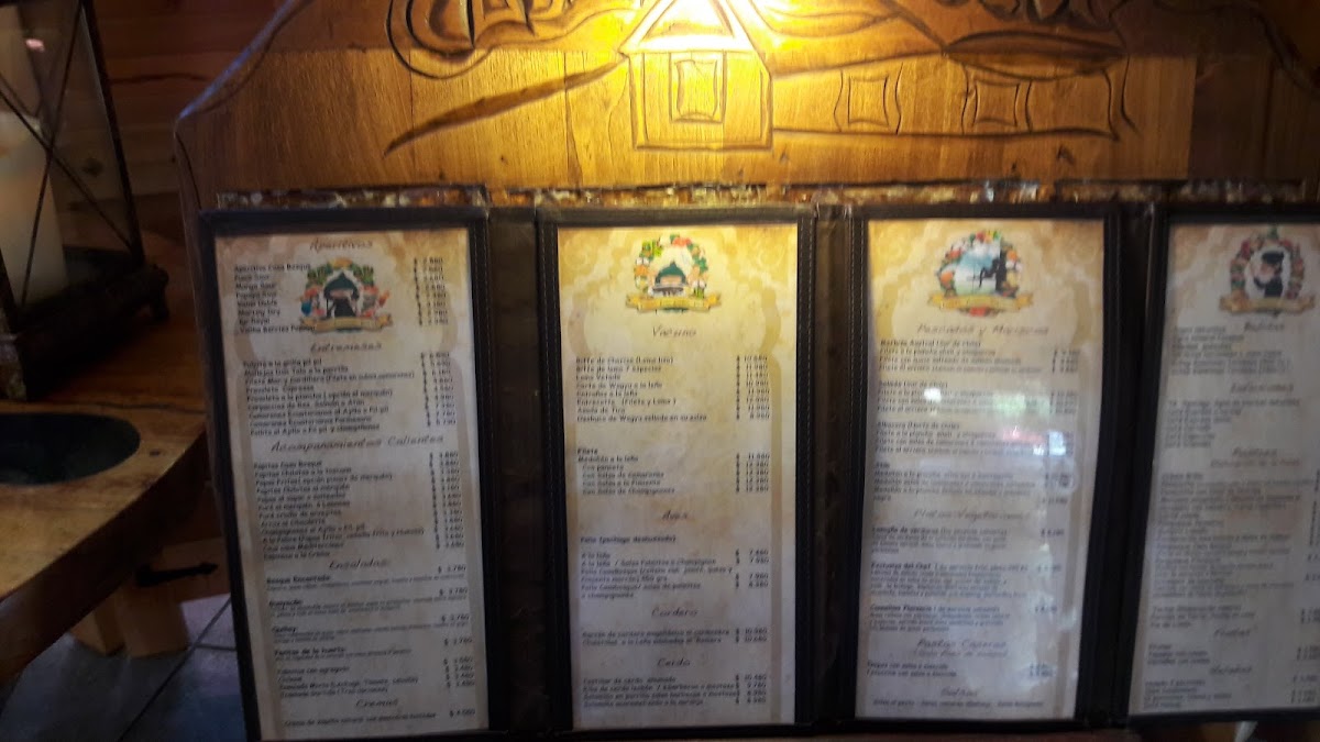 Menu Casa Bosque Restaurant-8