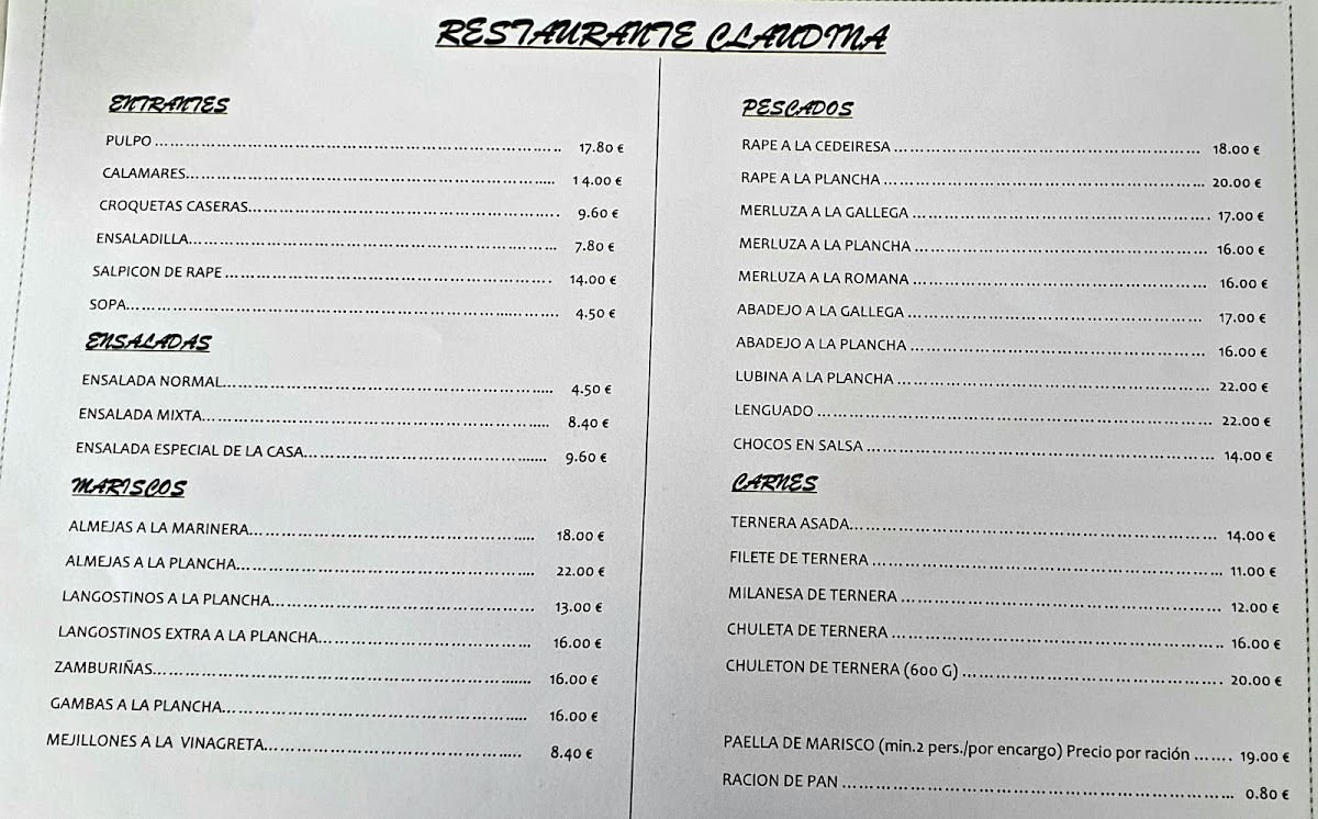 Menu Casa Claudina-2