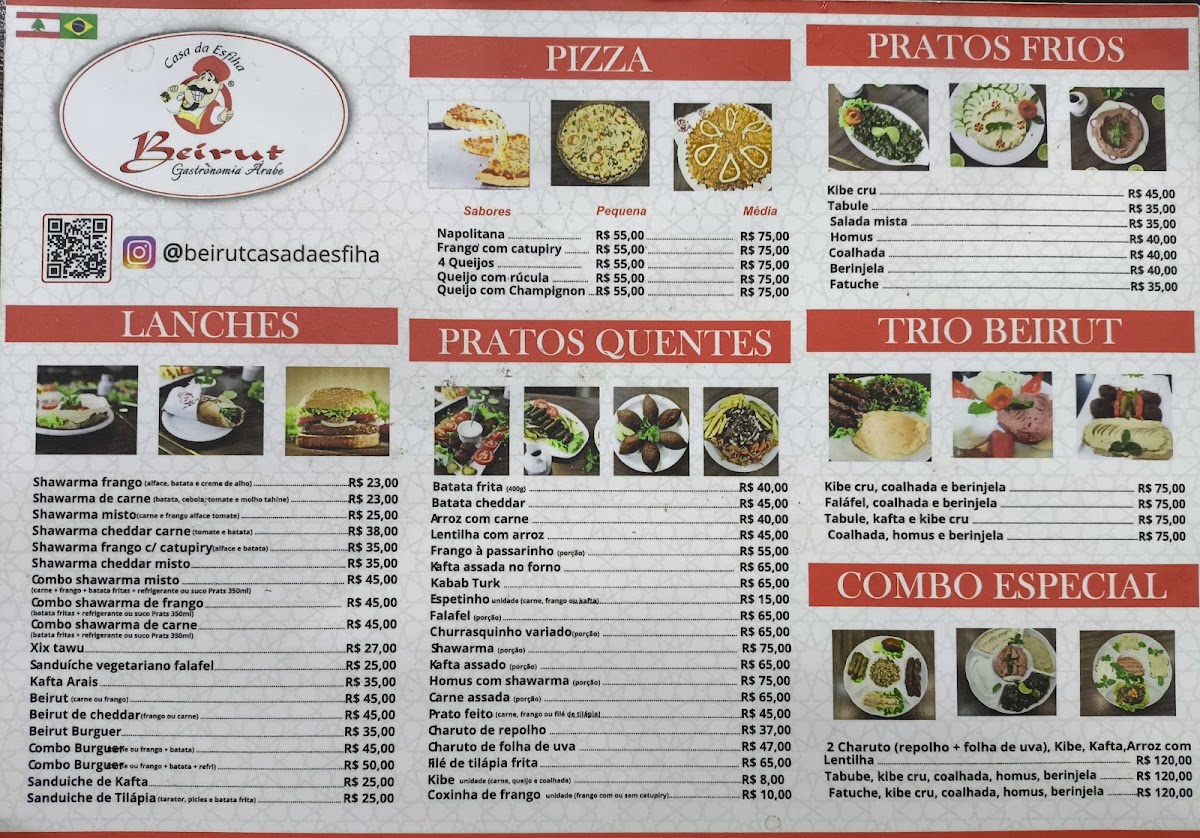 Menu Casa Da Esfiha Beirut-2