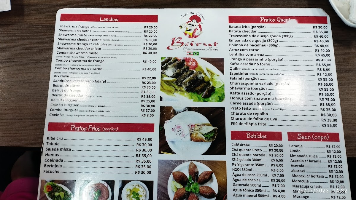 Menu Casa Da Esfiha Beirut-9