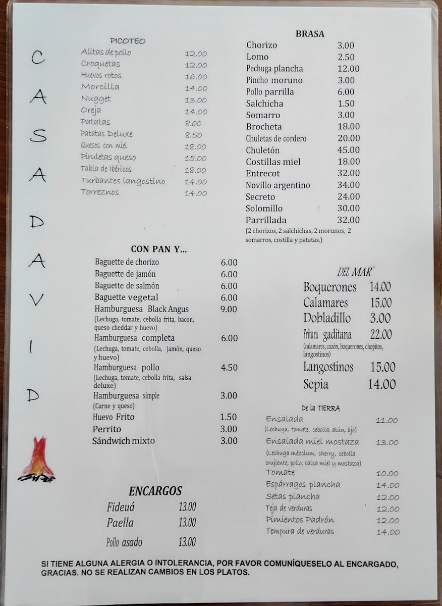 Menu Casa David Cerrado Hasta Semana Santa-1