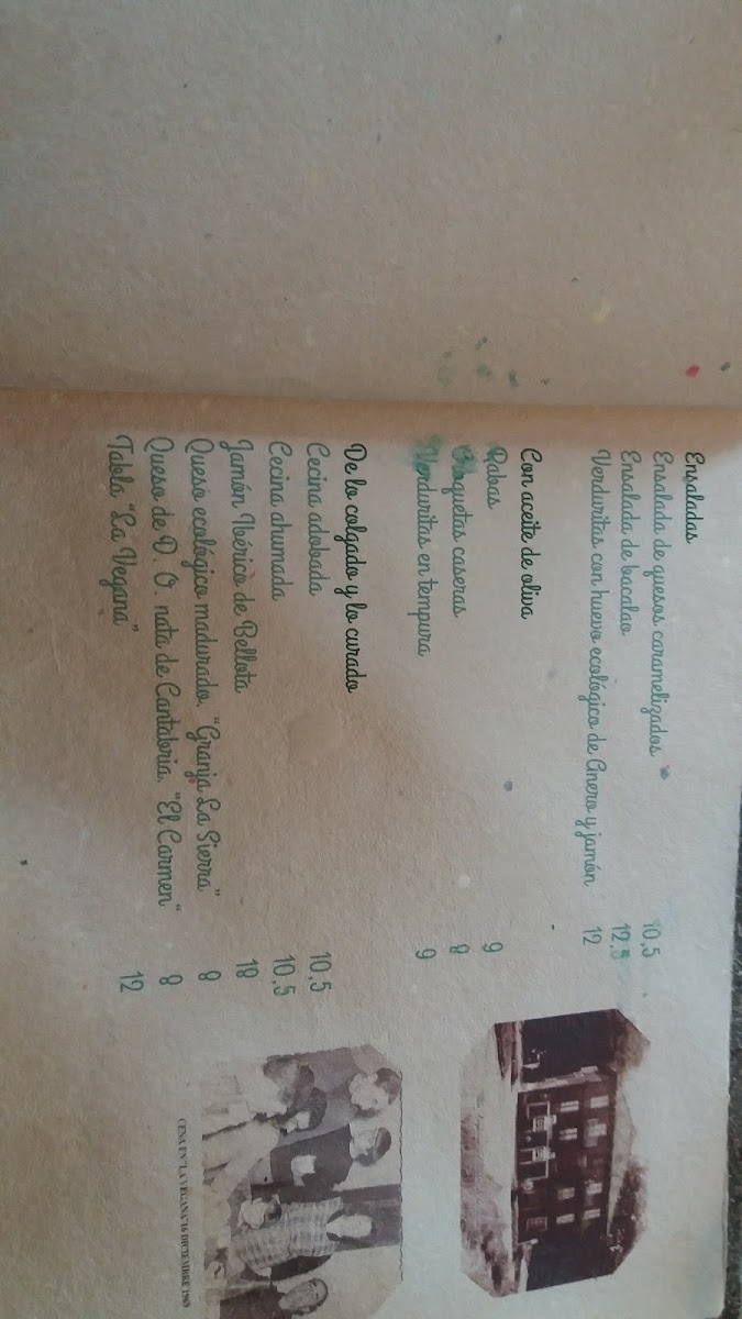 Menu Casa De Comidas La Vegana-1