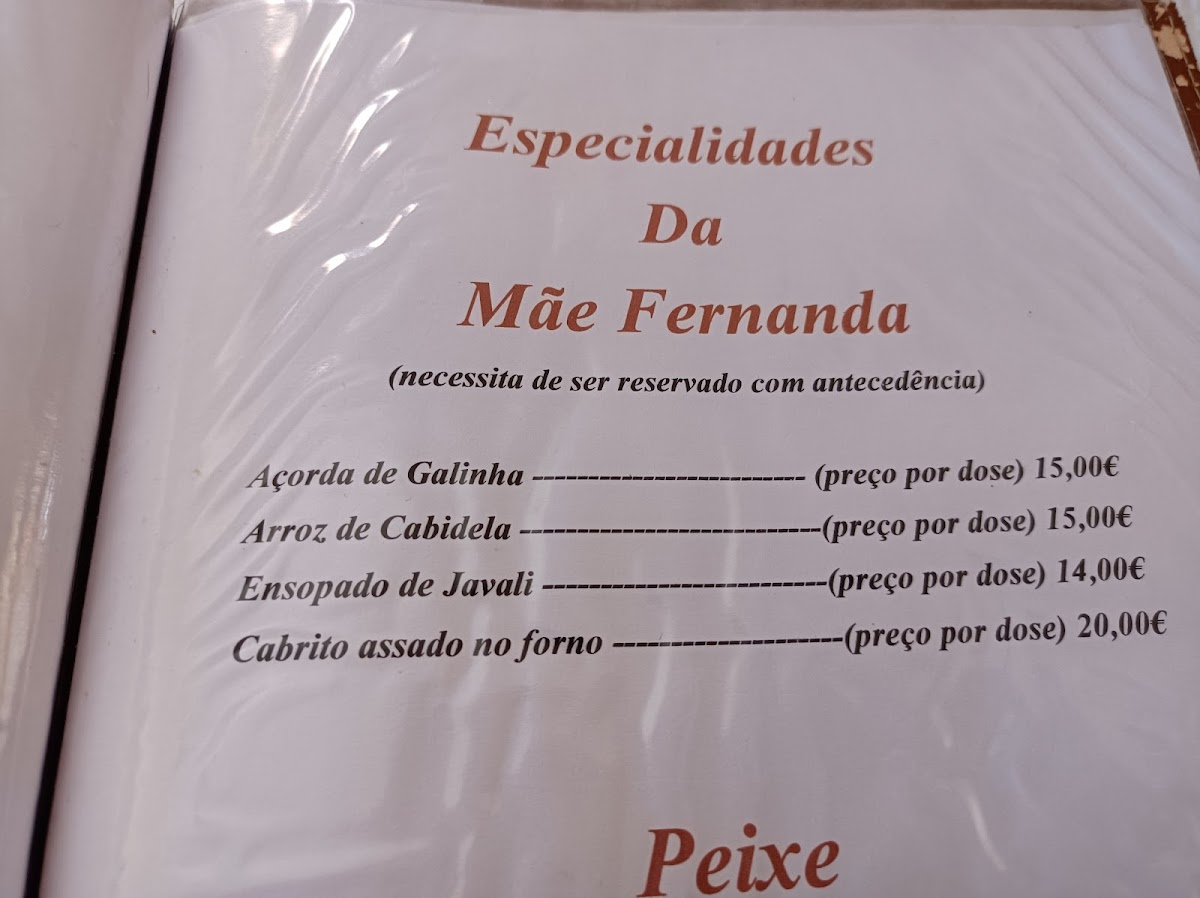 Menu Casa De Pasto Fernanda E Campinas-6