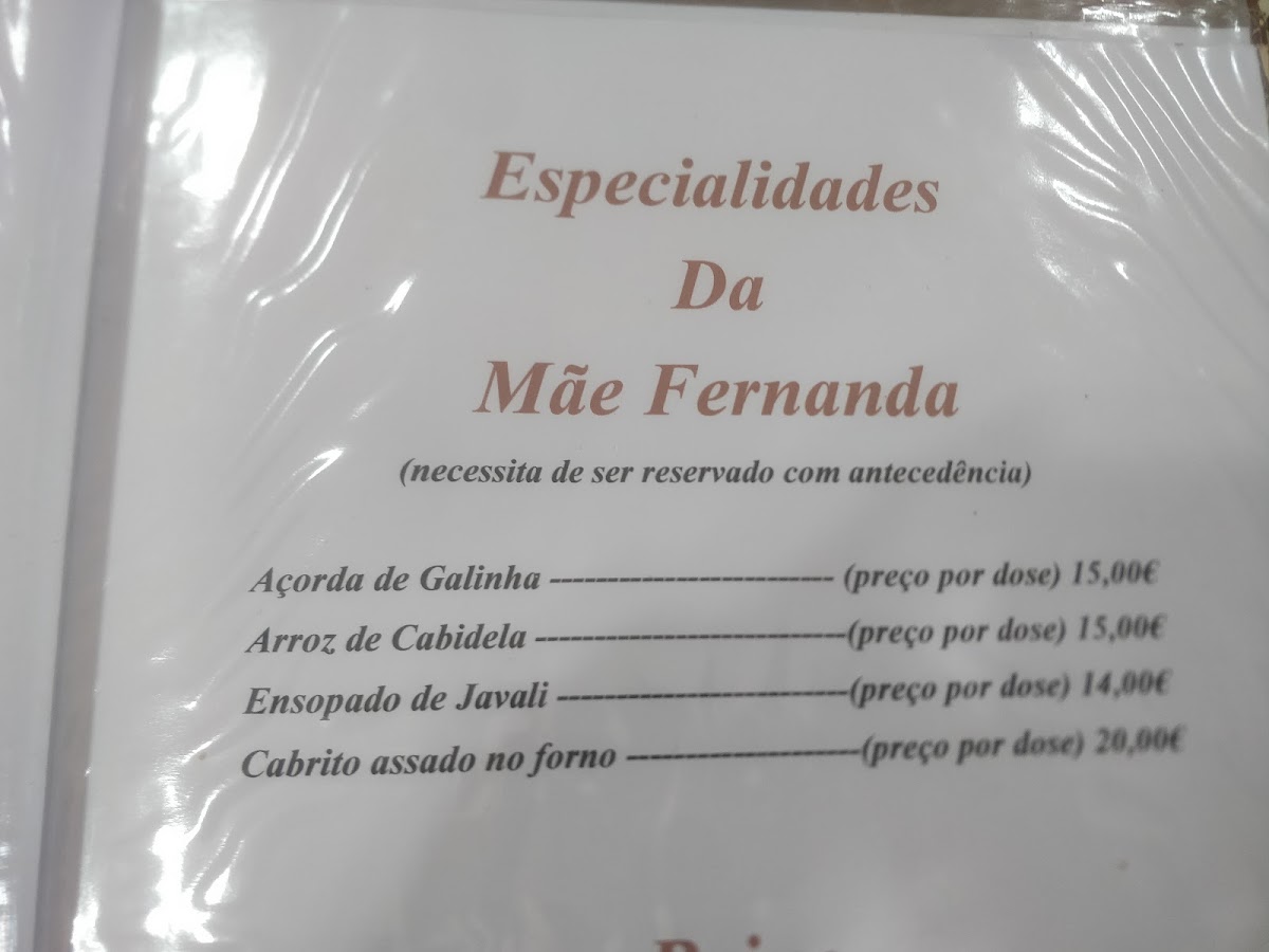 Menu Casa De Pasto Fernanda E Campinas-8
