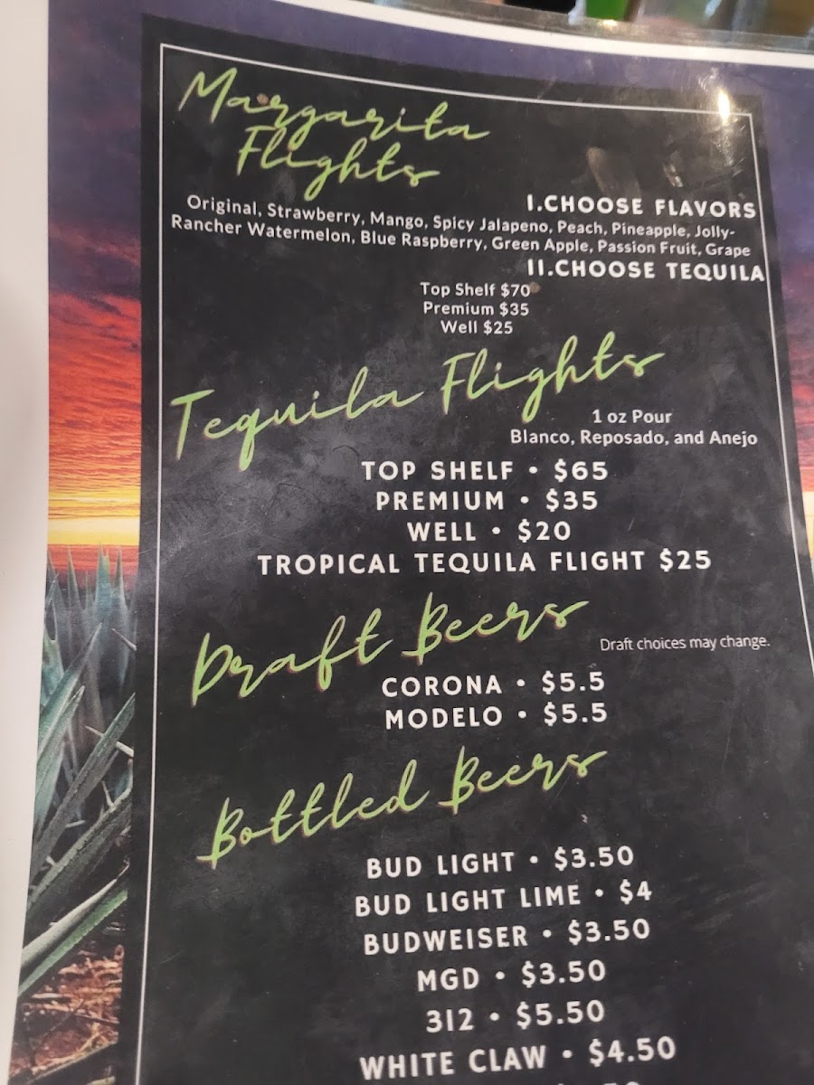 Menu Casa De Tacos Tequila Bar-4