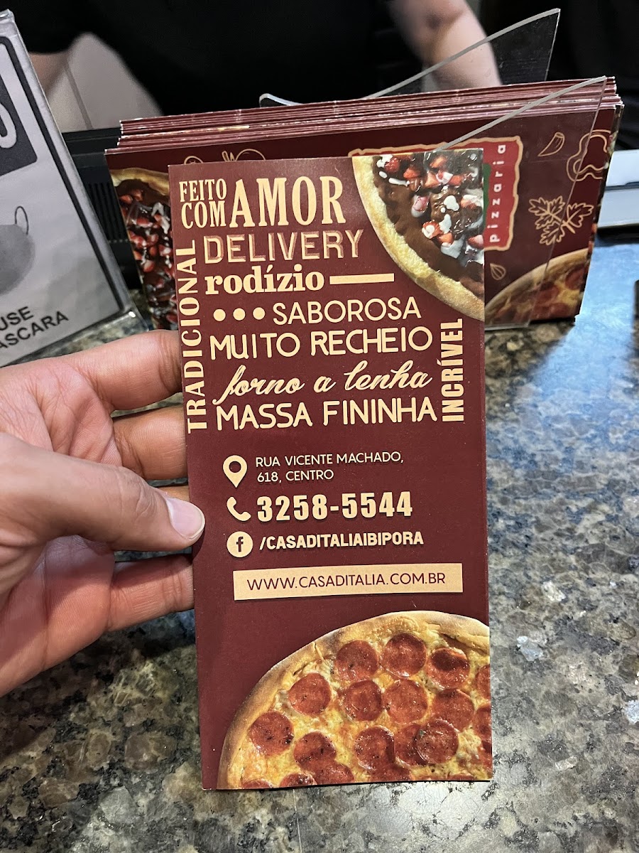 Menu Casa D'italia Pizzaria - Ibiporã-1