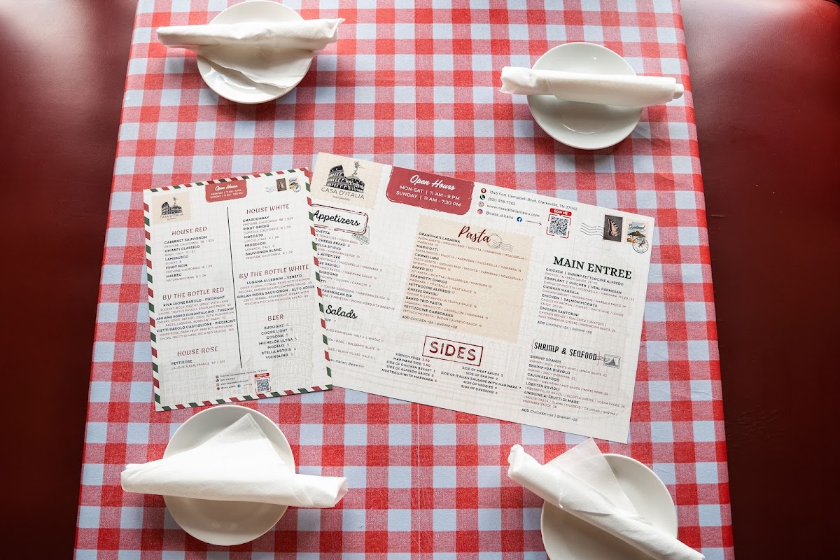 Menu Casa D’Italia-5