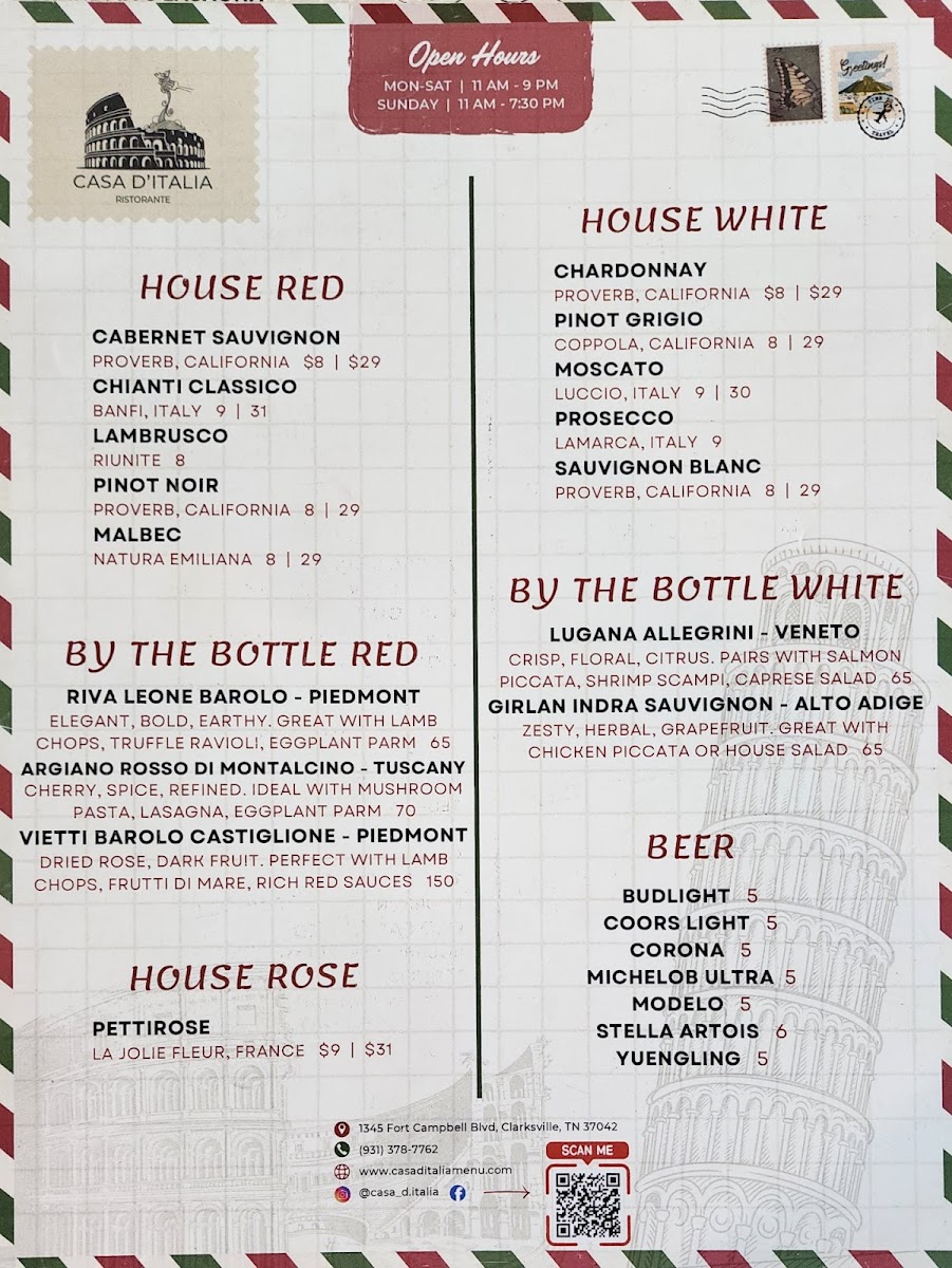 Menu Casa D’Italia-8