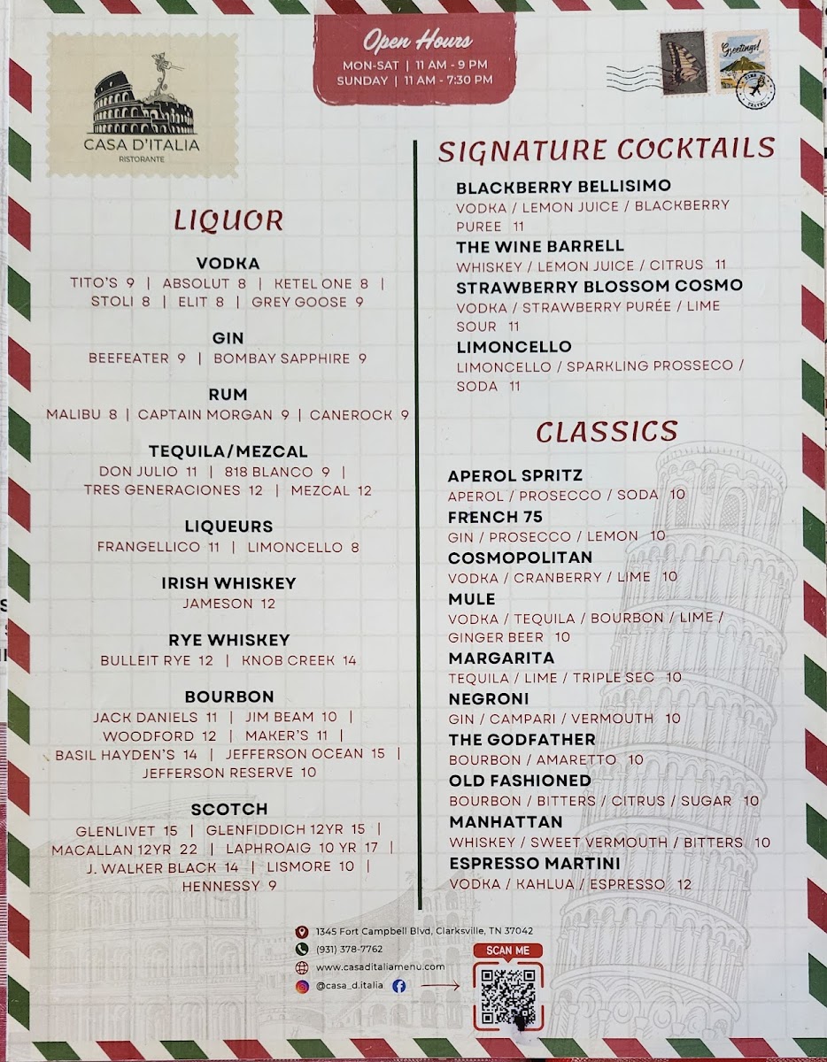 Menu Casa D’Italia-9