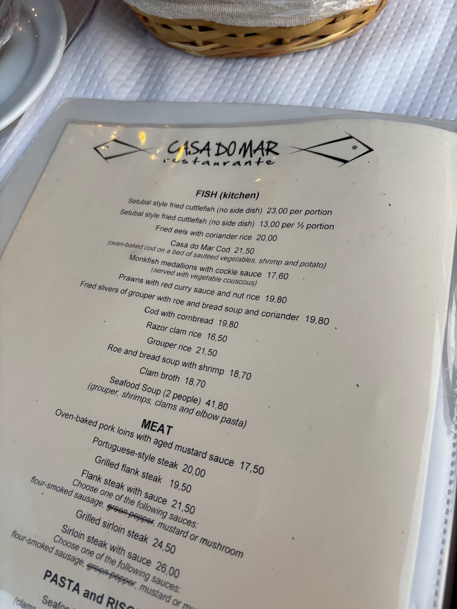 Menu Casa Do Mar-1