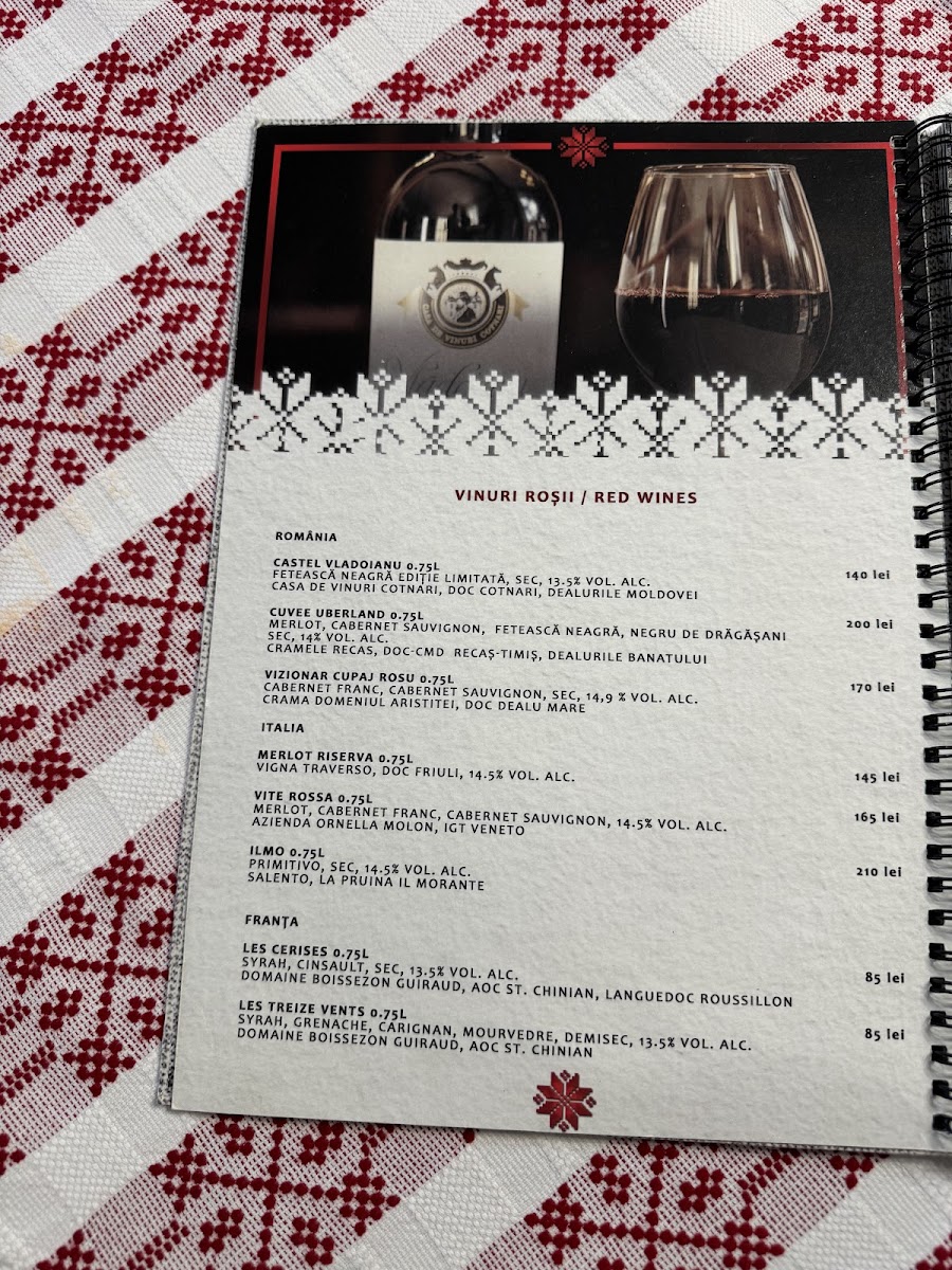 Menu Casa Maramureșeană-2