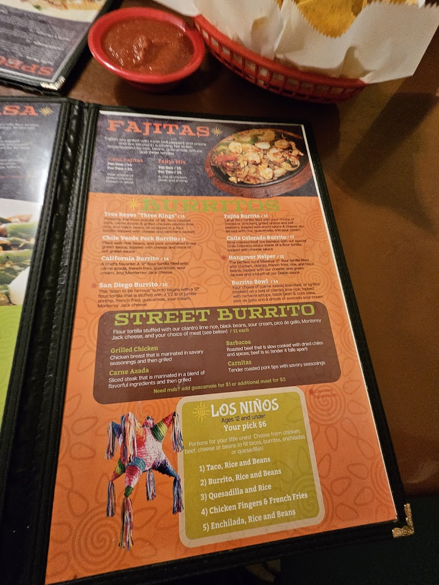 Menu Casa Maria Mexican Grill-10