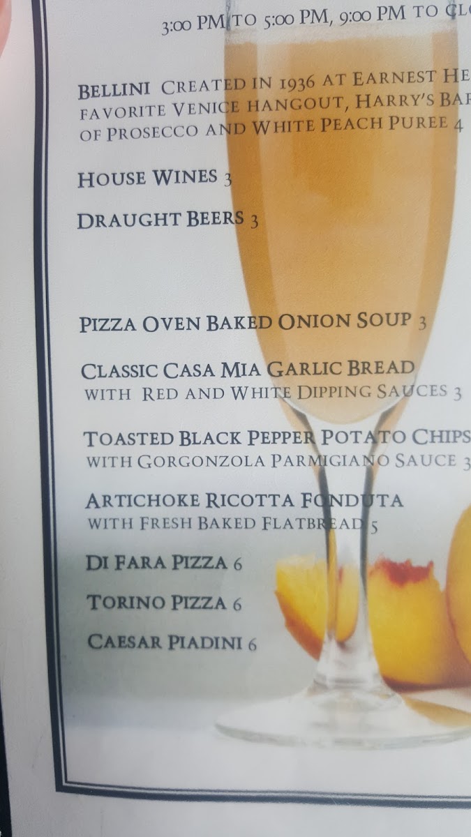 Menu Casa Mia Italian Restaurant-6